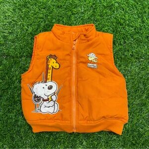 Snoopy Y2K Baby Puffer Vest